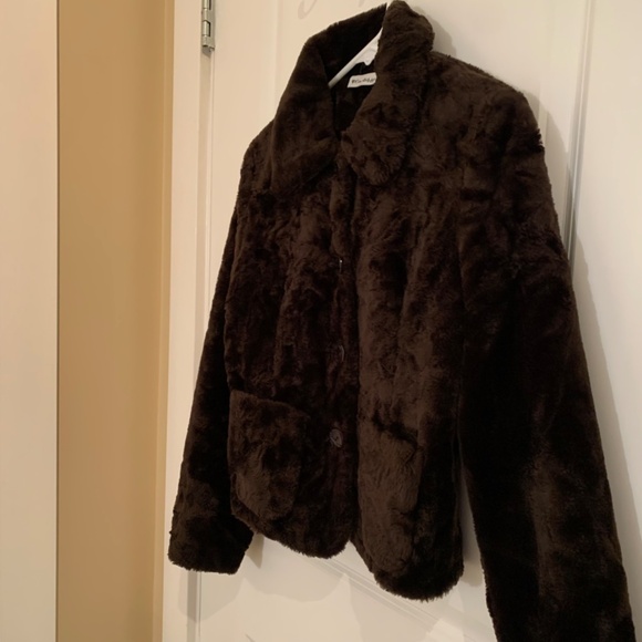 Miss Selfridge UK Faux Fur Lined Short Coat Size XS - Picture 4 of 11